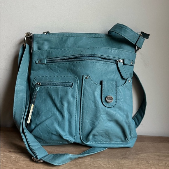 Rosetti Teal Crossbody Bag - Picture 1 of 5